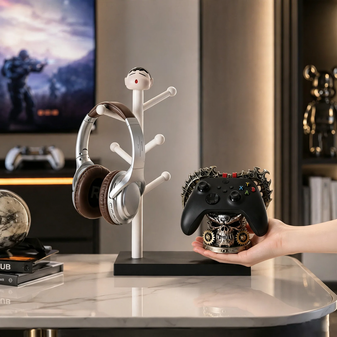 Game controller stand and collector figure holder ZHSL0010