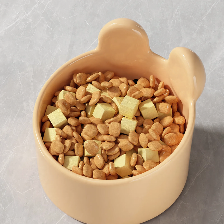 Ceramic bowl for cats and dogs, large size