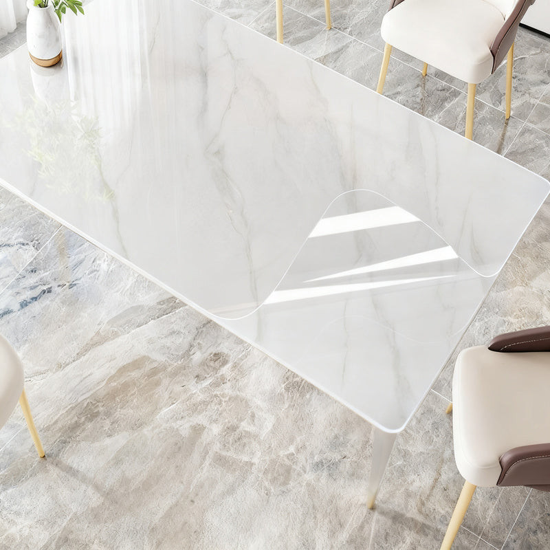 Transparent protective foil for tables and furniture