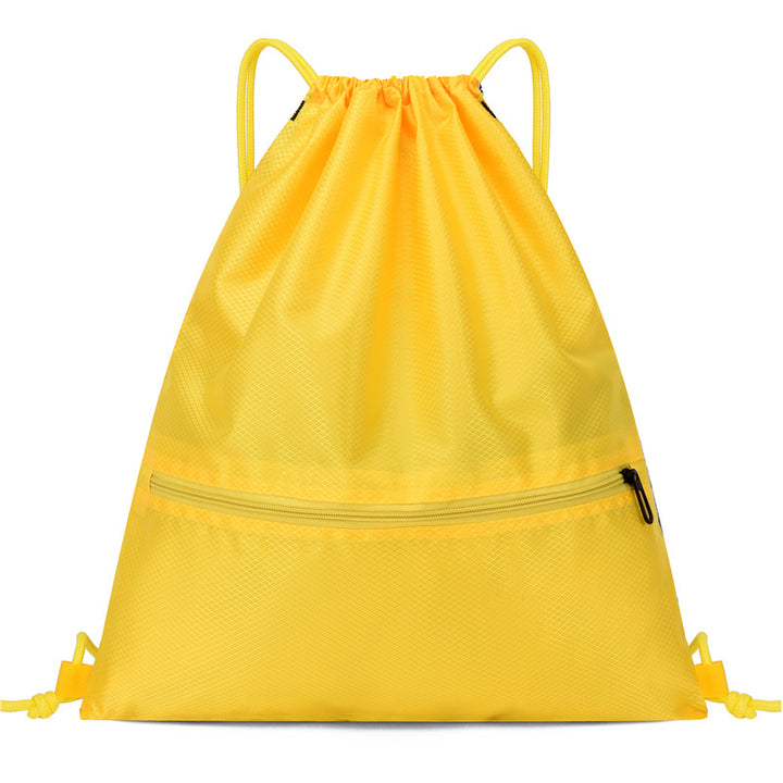 Sporty backpack with drawstring, waterproof