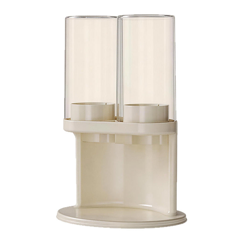 Wall-mounted cup holder, single and double