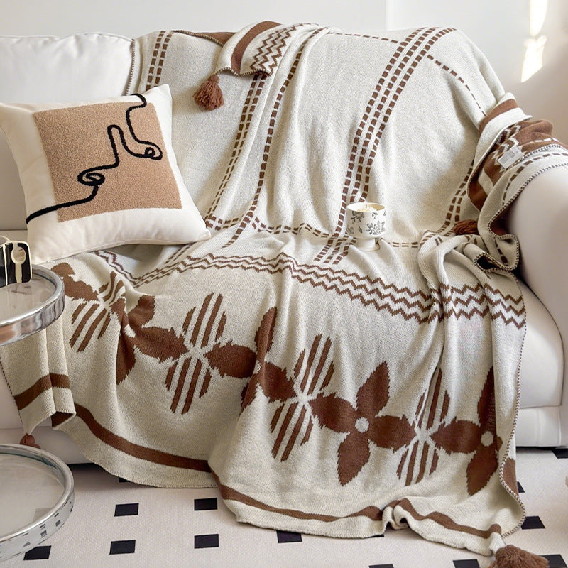 Acrylic Throw Blanket, simple and elegant