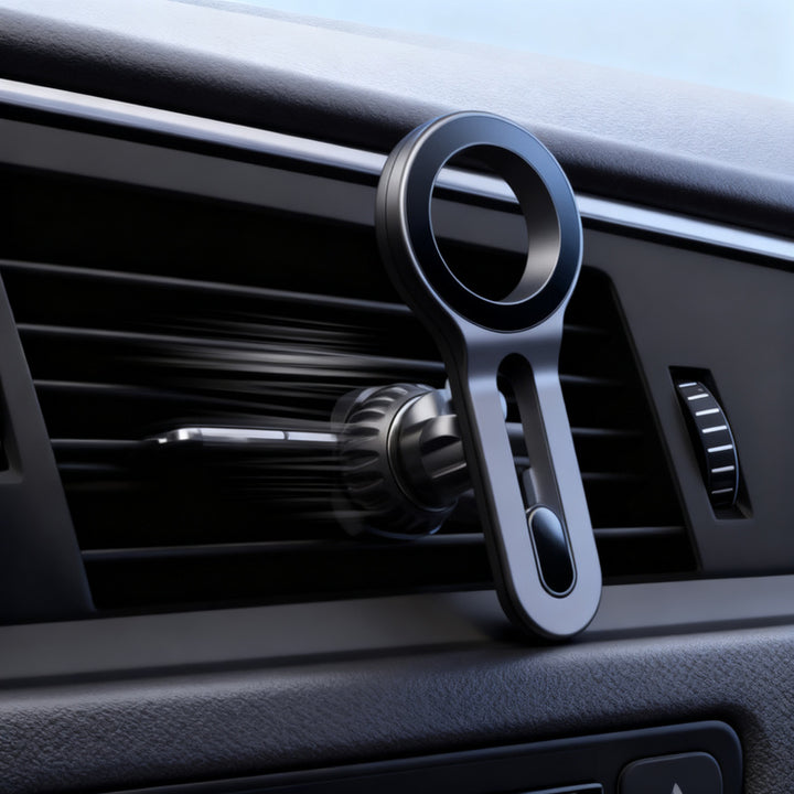 Magnetic Car Phone Mount made of Aluminum