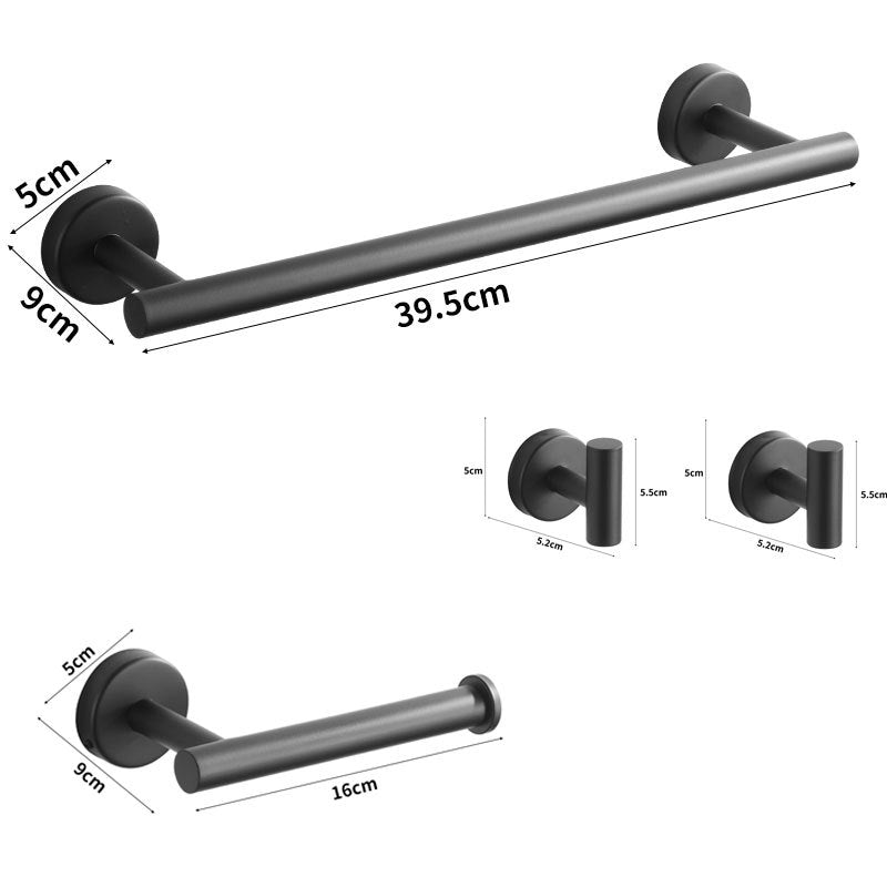 Stainless steel wall hooks, adhesive, bathroom and kitchen