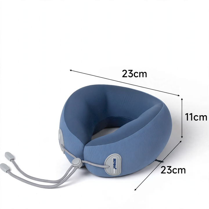 Memory foam neck support pillow