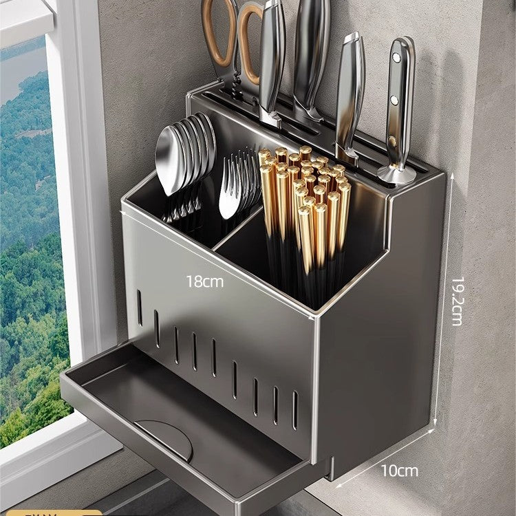 Stainless Steel Cutlery Holder for Chopsticks and Knives