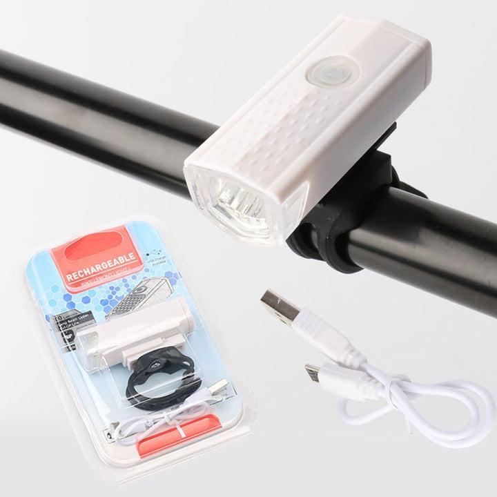 USB bicycle light with LED lighting