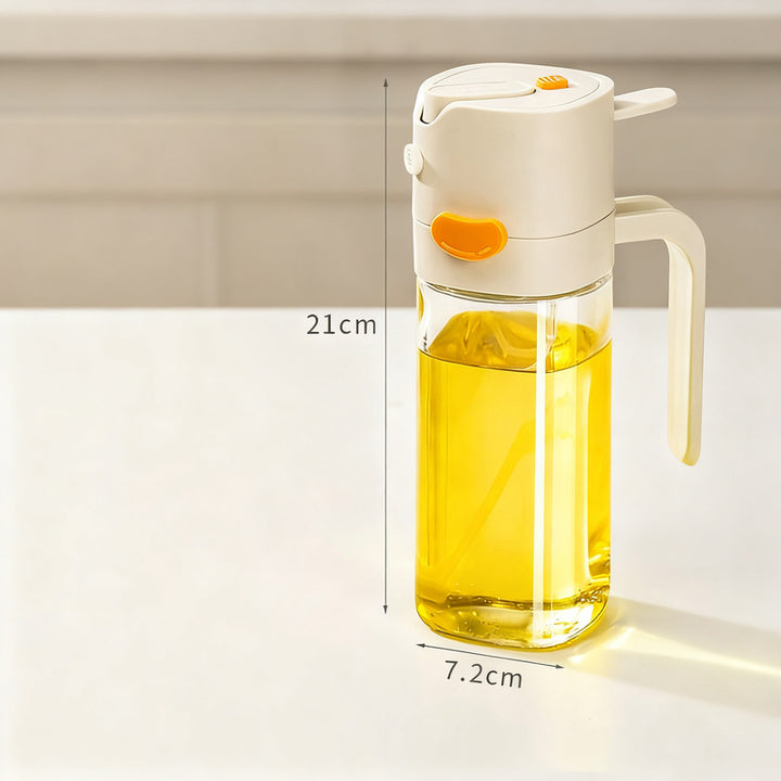 Oil sprayer and oil can, 2-in-1, 530 ml