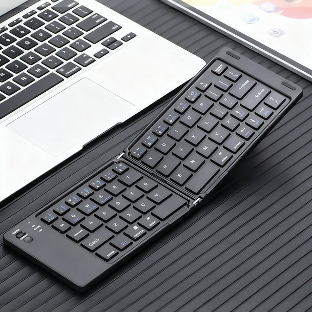 Bluetooth folding keyboard, portable and water-resistant