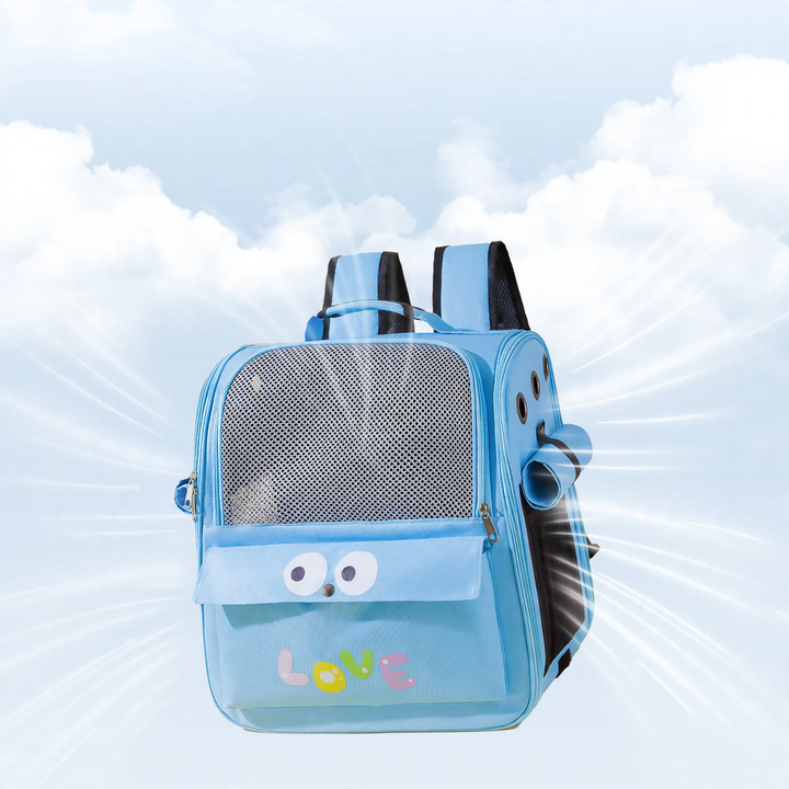 Breathable Pet Backpack for Cats and Dogs