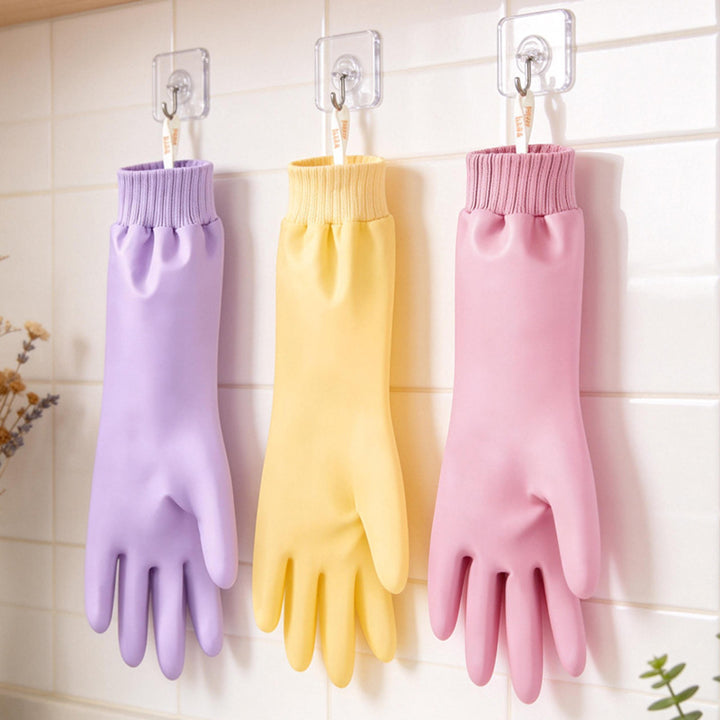 Rubber kitchen gloves, 33 cm