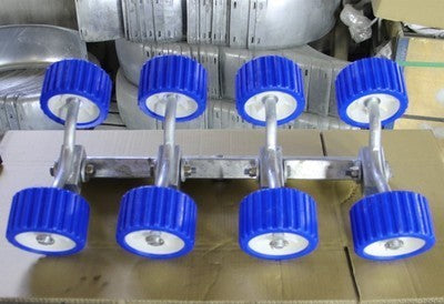 Boot trailer wheels and axles