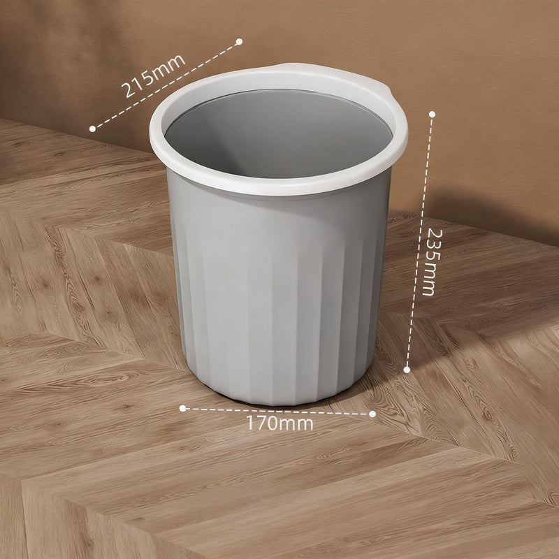 Plastic waste bin, 4 L, cylindrical