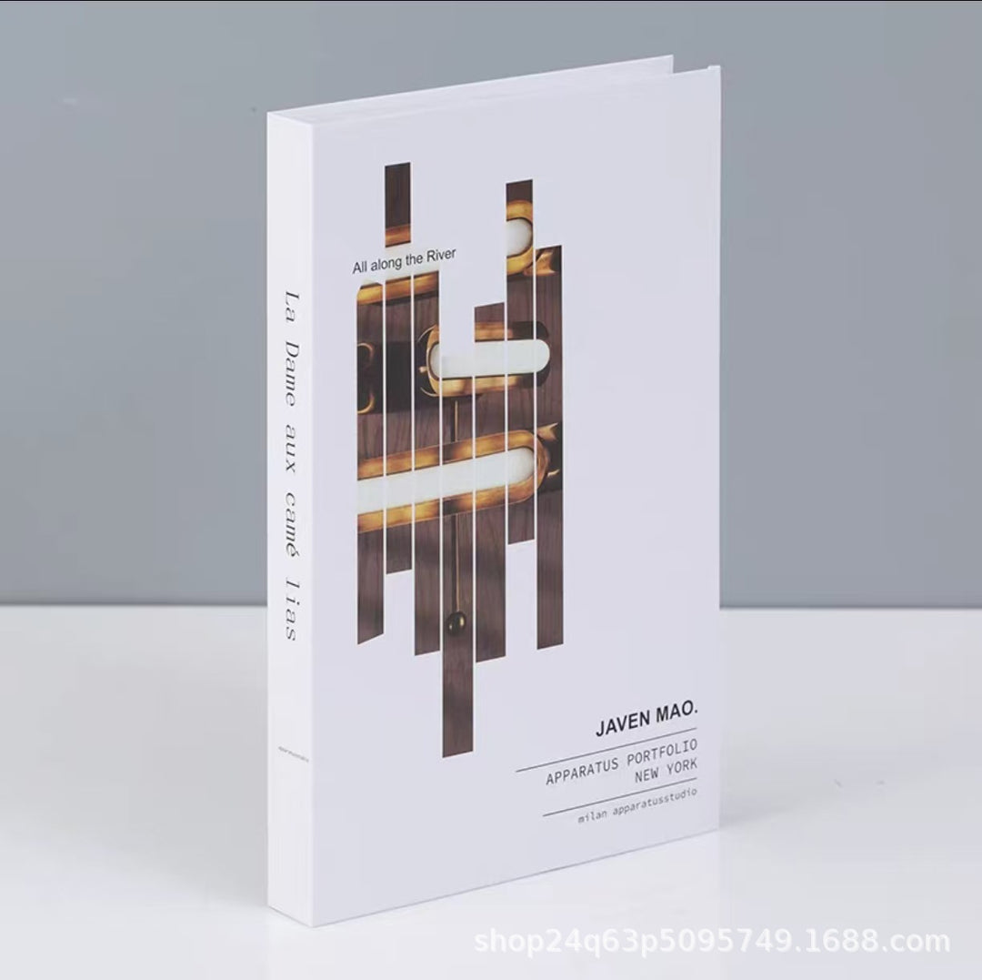 Decorative art book, Nordic-minimalist