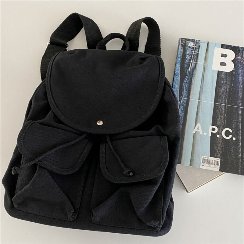 Backpack linen, abrasion-resistant, drawstring