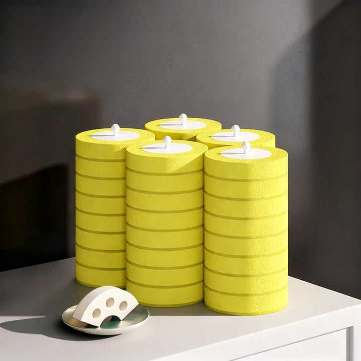 Toilet brush with interchangeable heads