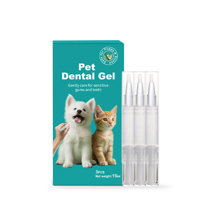 Tooth cleaning pen for dogs and cats