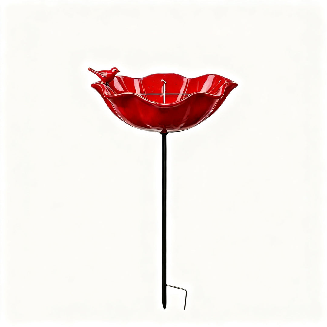 Plastic bird feeder station for bottle lift