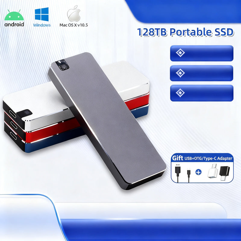 Portable SSD, Metal, USB 3.1