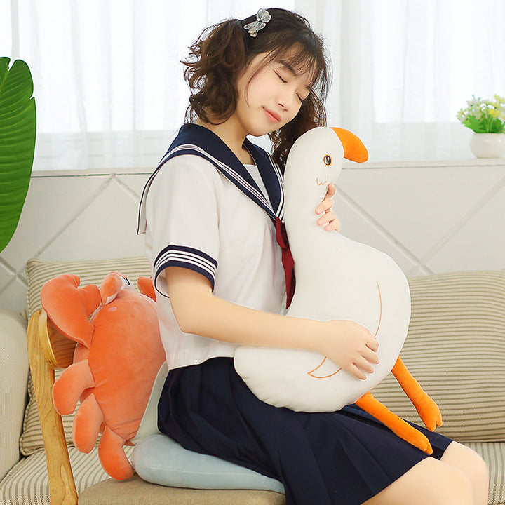 Plush Crab, cuddly toy and pillow in one