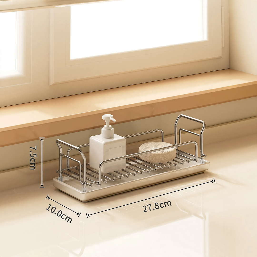 Kitchen drying rack for towels and sponges