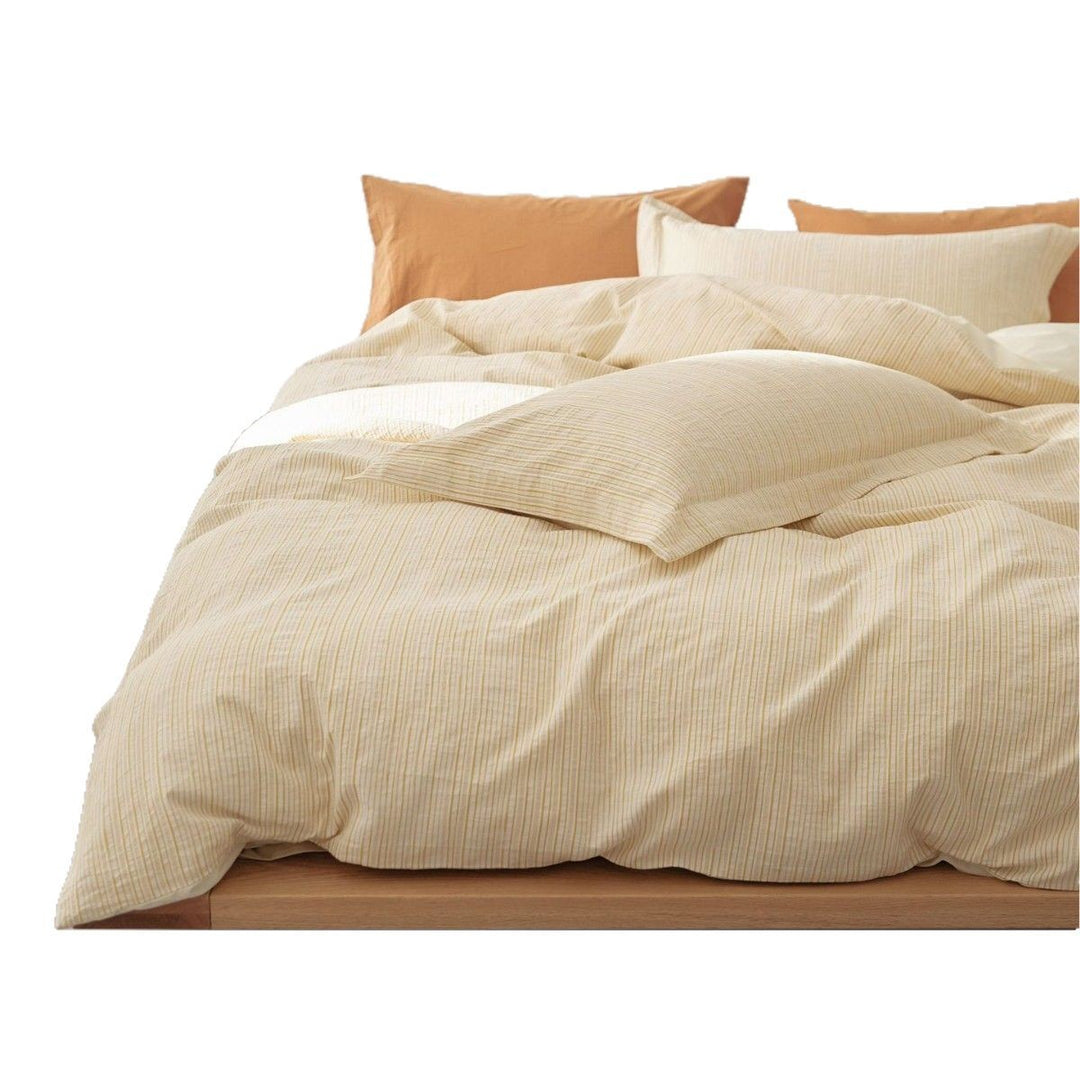 Bedding set, 4 pieces, cotton, minimalist design