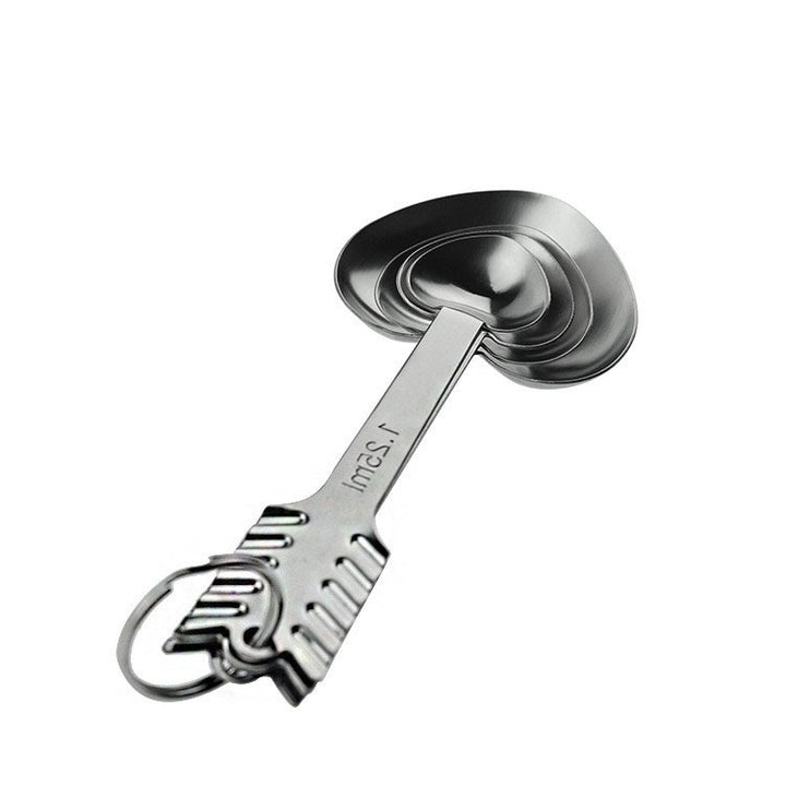 Stainless Steel Measuring Spoon Heart Shape