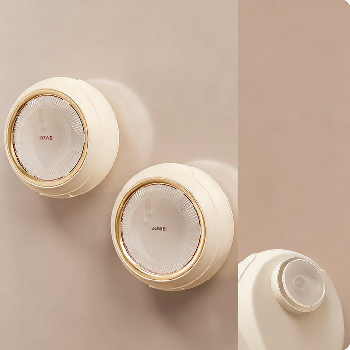 Cling film dispenser with suction cup