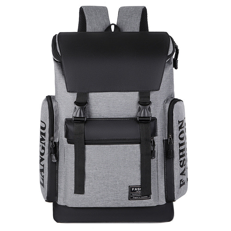 Men's canvas backpack, up to 16-inch laptop, breathable