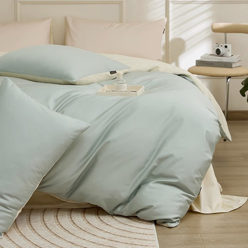 Cotton bedding set, 100% cotton, 4-piece