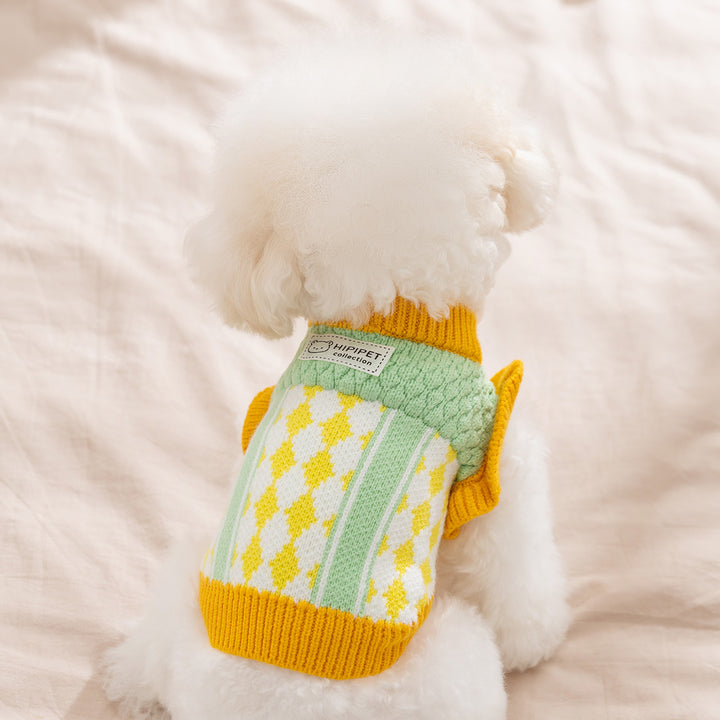 Knitted sweater for dogs, autumn and winter