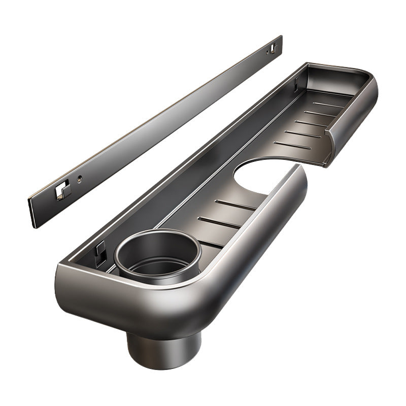 Bathroom shelf for sink, 50 cm, aluminum