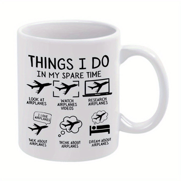 Ceramic mug with design, 301–400 ml