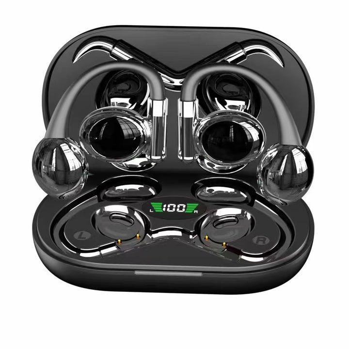 Open Bluetooth sports earphones with noise cancellation