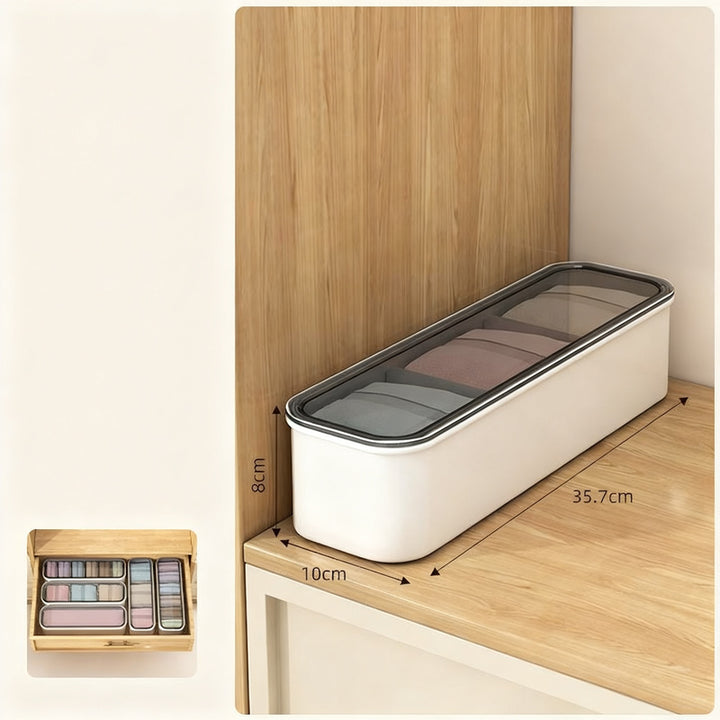 Storage box for underwear and socks, PP