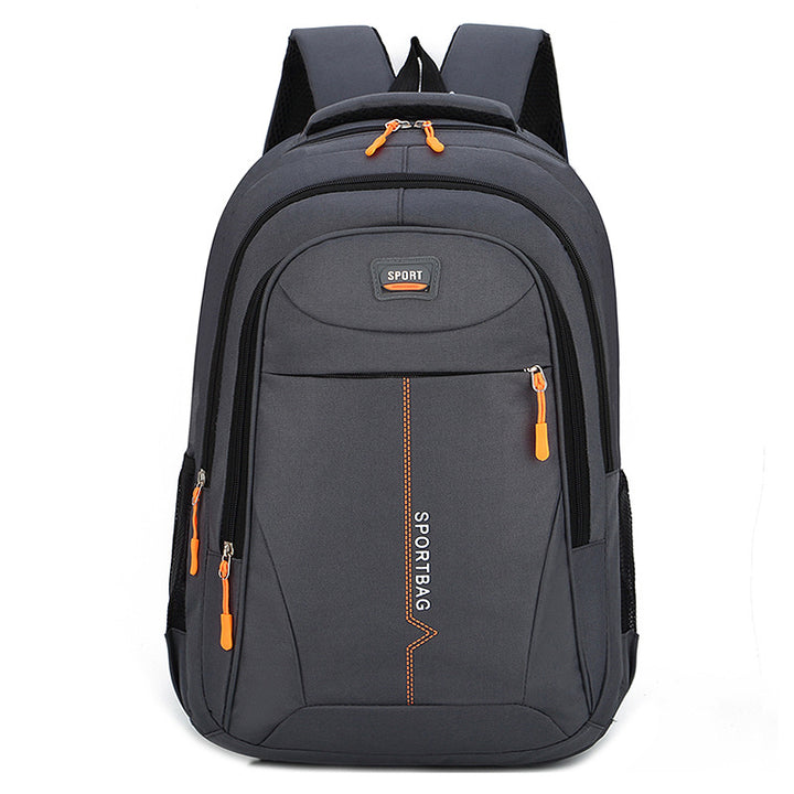 Backpack with letter print, PVC, 20–35 L, waterproof