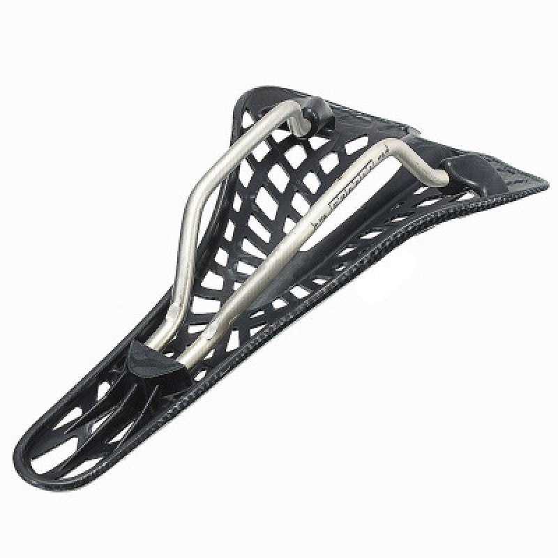 Bicycle saddle made of carbon fiber