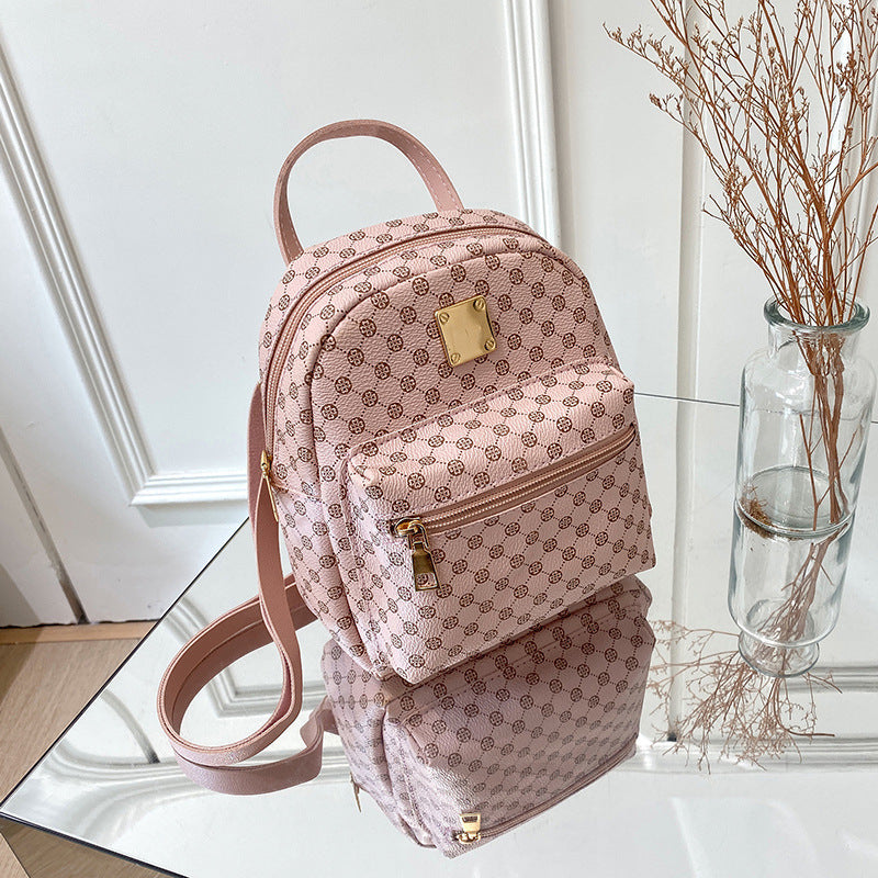 Ladies backpack, water-repellent, fresh design
