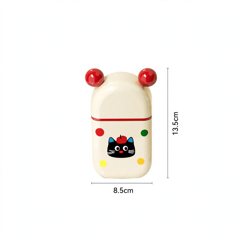 Portable soap dish with lid, mini size