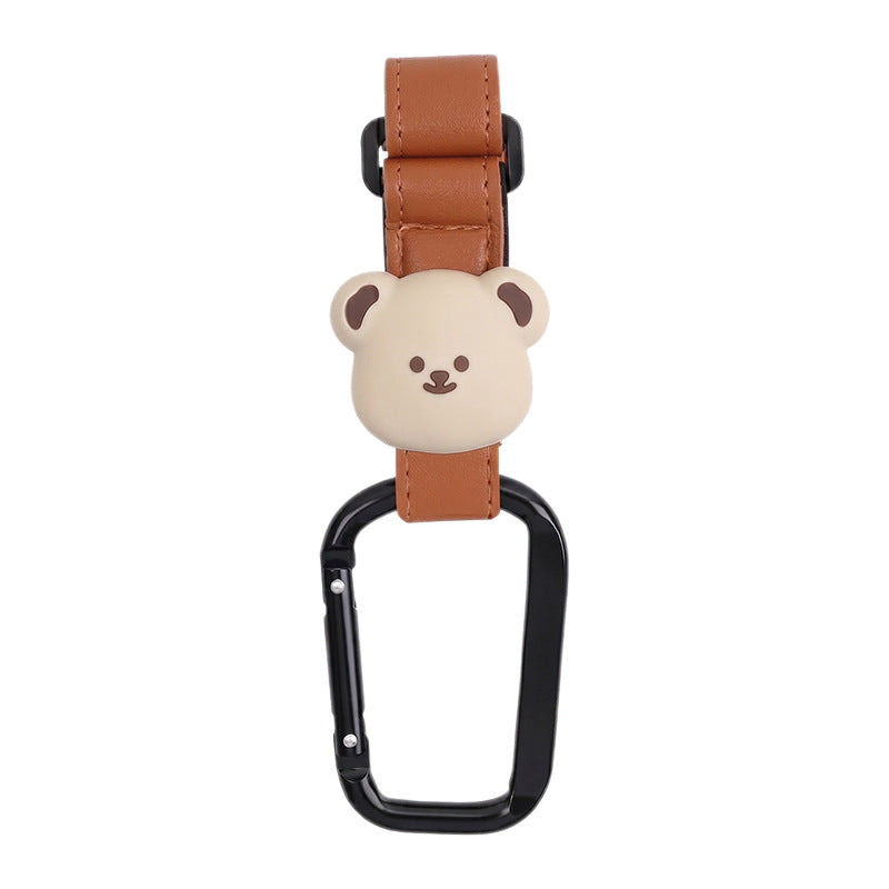 Aluminum stroller hook