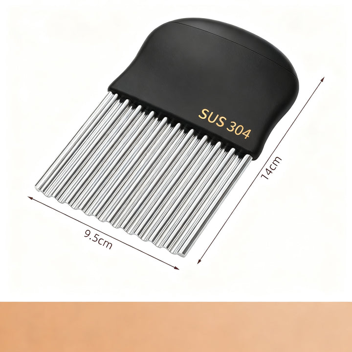Wavy Cut Vegetable Cutter made of Stainless Steel