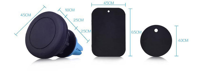 Magnetic Car Phone Mount made of Aluminum