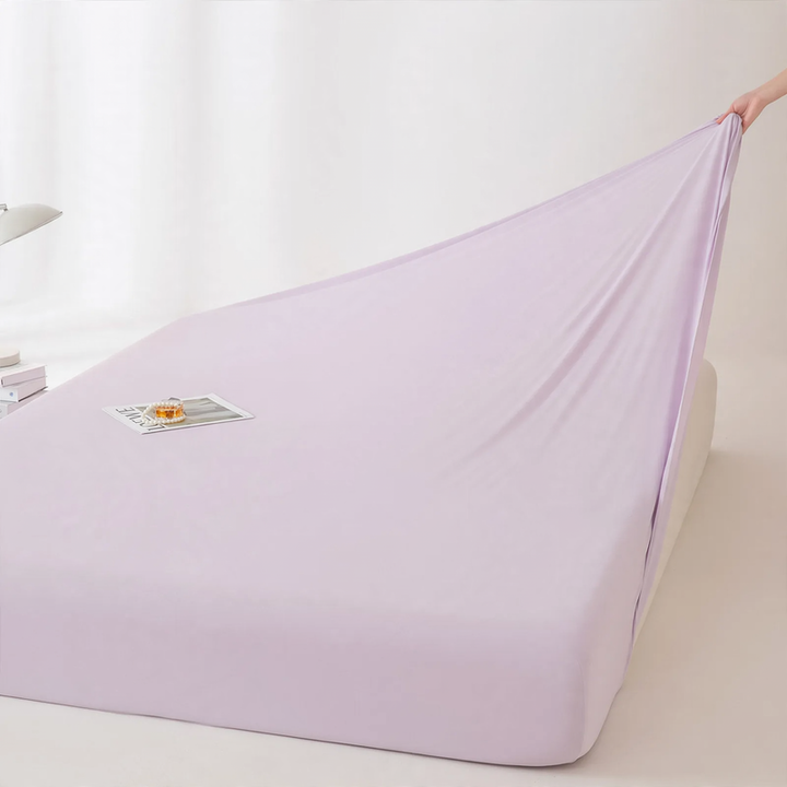 Summer fitted sheet with cooling effect, 0.9 m