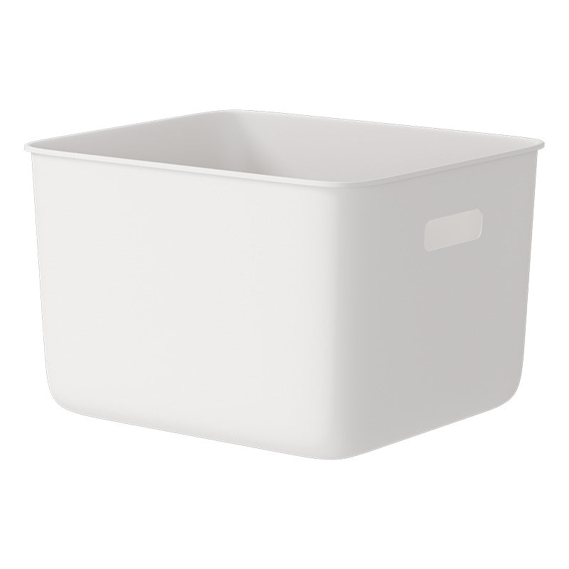 Plastic storage box for desk and cabinet