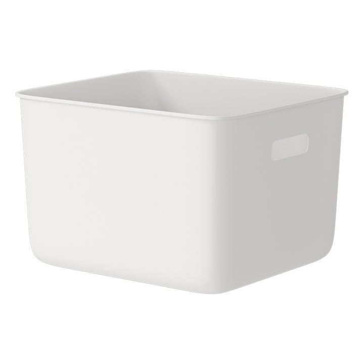 Plastic storage box for desk and cabinet