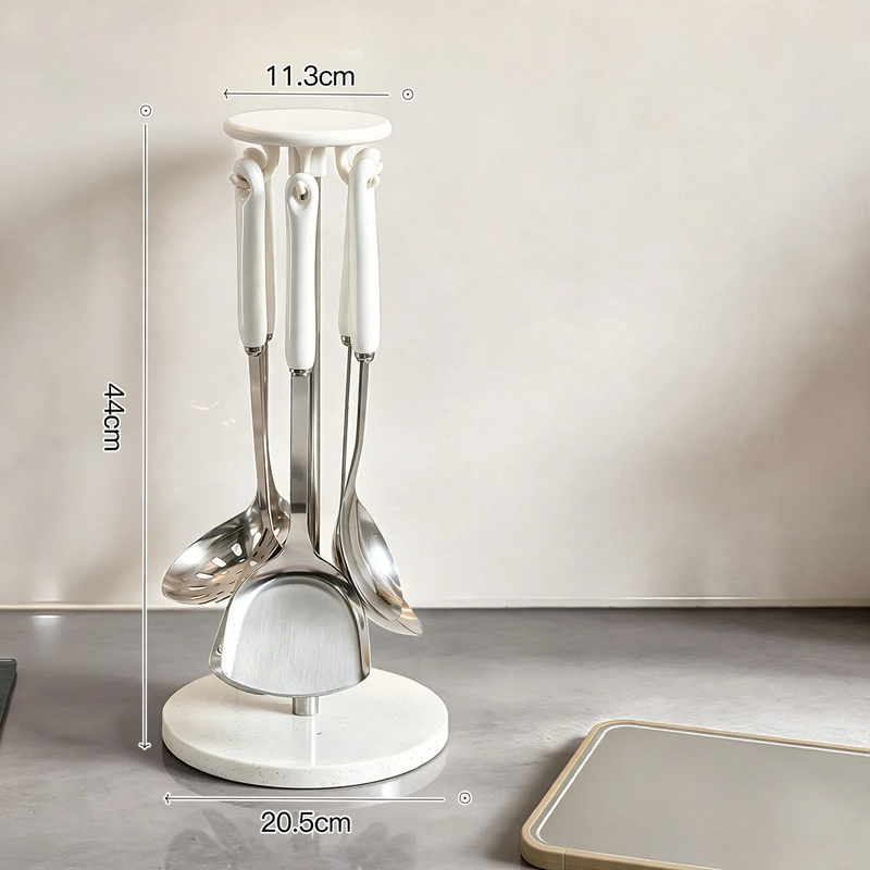 Rotatable kitchen stand made of stainless steel