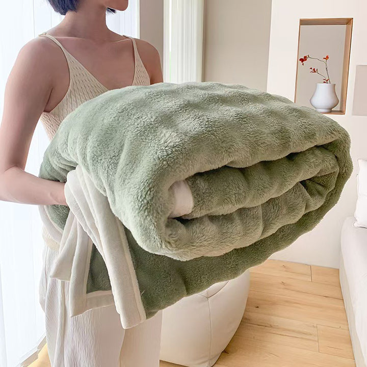 Lascaux wool blanket, double-layered, winter quality