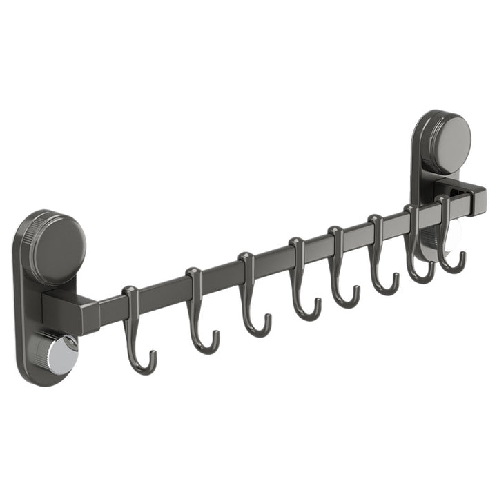 Kitchen hanger with suction cup, drill hole free