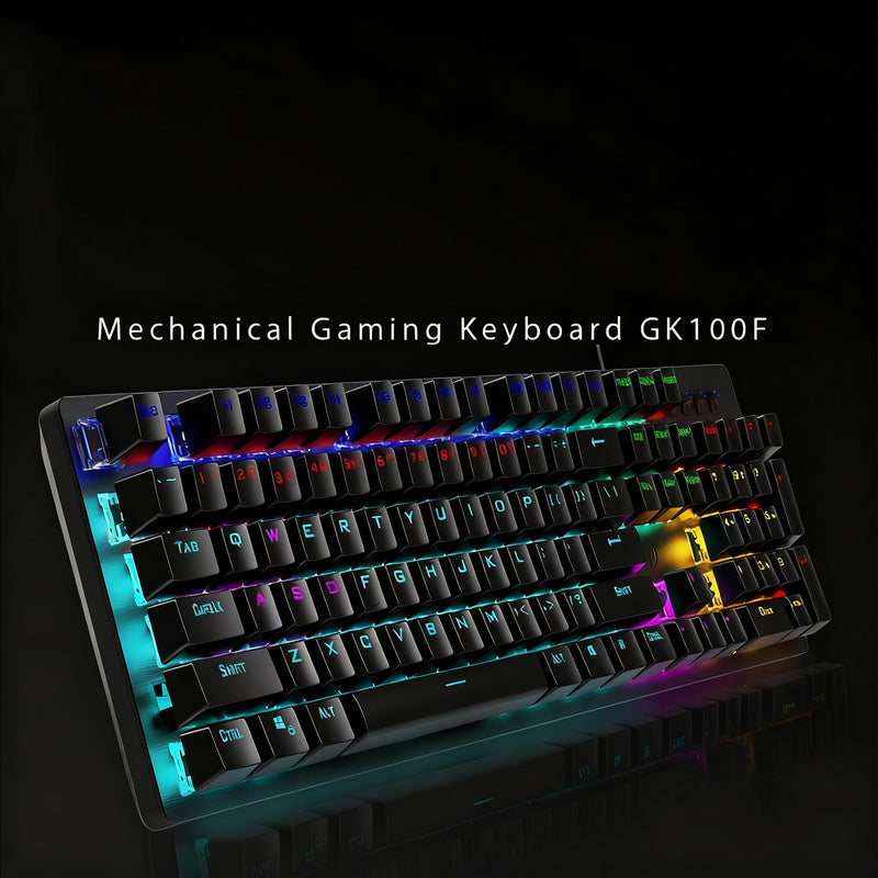 Mechanical gaming keyboard with lighting