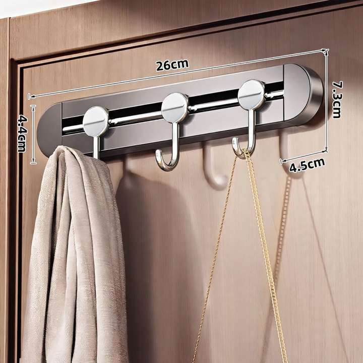 Door hooks without drilling, steel construction